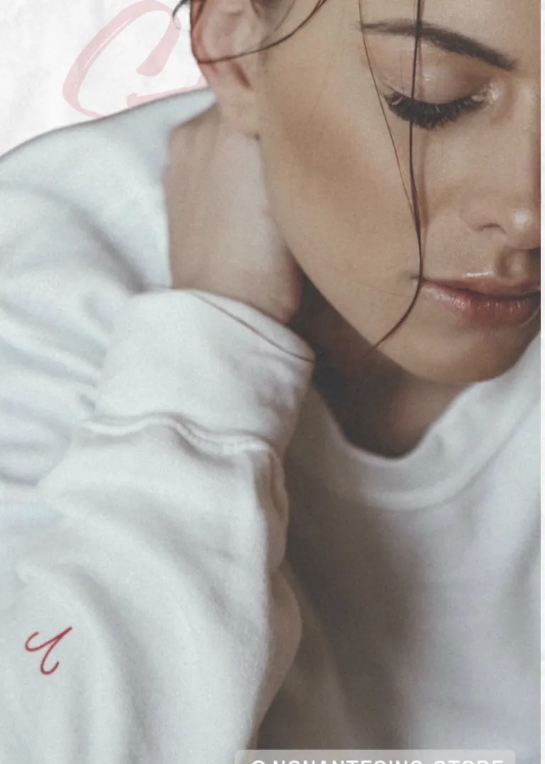Sweat blanc unisexe, collection Étrange Enfant